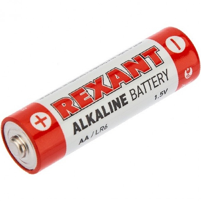 Алкалиновая батарейка REXANT AA/LR6 1,5 V (4 шт./блистер) 30-1027 Алкалиновая батарейка REXANT AA/LR6 1,5 V (4 шт./блистер) 30-1027