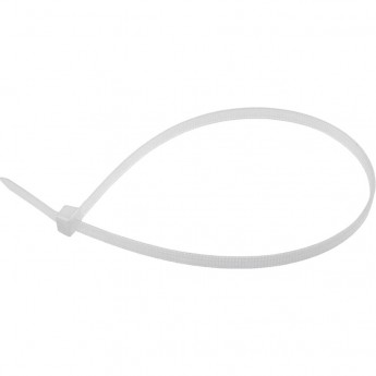 Хомут-стяжка REXANT нейлоновая с тройным замком 300x4,8мм, белая (100 шт/уп) Хомут-стяжка REXANT нейлоновая с тройным замком 300x4,8мм, белая (100 шт/уп)