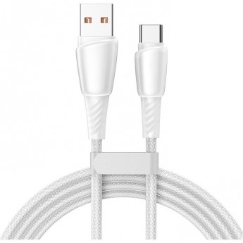 Кабель REXANT USB-A – Type-C, 5А, 100Вт, 1м, в белой нейлоновой оплетке Кабель REXANT USB-A – Type-C, 5А, 100Вт, 1м, в белой нейлоновой оплетке