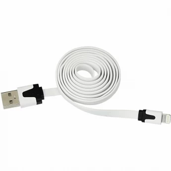 Кабель USB-Lightning REXANT для iPhone белый 1м Кабель USB-Lightning REXANT для iPhone белый 1м