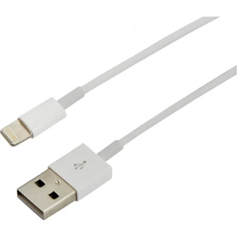 Кабель USB-Lightning REXANT для iPhone PVC 1 м, белый Кабель USB-Lightning REXANT для iPhone PVC 1 м, белый