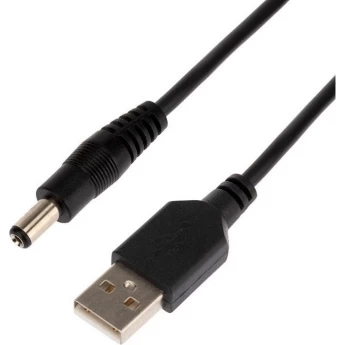 Кабель USB REXANT штекер - DC разъем питание 2,1х5,5 мм, 1,5 м Кабель USB REXANT штекер - DC разъем питание 2,1х5,5 мм, 1,5 м