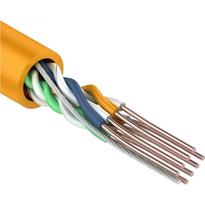 Кабель витая пара REXANT U/UTP, CAT 5e, ZH нг(А)-HF, 4PR, 24AWG, INDOOR, SOLID, оранжевый, 305 м 01-0049 Кабель витая пара REXANT U/UTP, CAT 5e, ZH нг(А)-HF, 4PR, 24AWG, INDOOR, SOLID, оранжевый, 305 м 01-0049