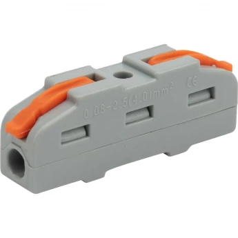 Клемма REXANT СМК 222-421 проходная 1 полюс (0,08-4 мм²), серая (50 шт./уп.) Клемма REXANT СМК 222-421 проходная 1 полюс (0,08-4 мм²), серая (50 шт./уп.)