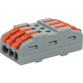 Клемма REXANT СМК 222-423 проходная серая, 25 шт. Клемма REXANT СМК 222-423 проходная серая, 25 шт.