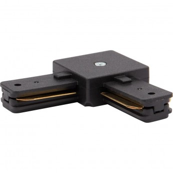 Коннектор REXANT L-образный для однофазного шинопровода, черный Коннектор REXANT L-образный для однофазного шинопровода, черный