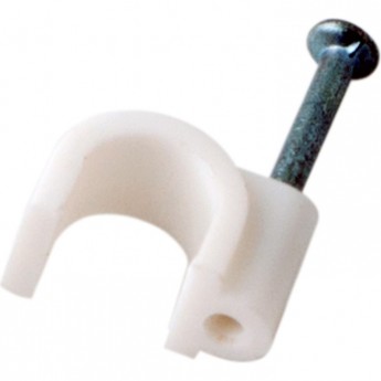 Крепеж кабеля REXANT круглый 6 мм, 50 шт.