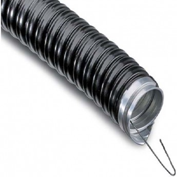 Металлорукав REXANT МРПИнг-15 с зондом черный 50 м