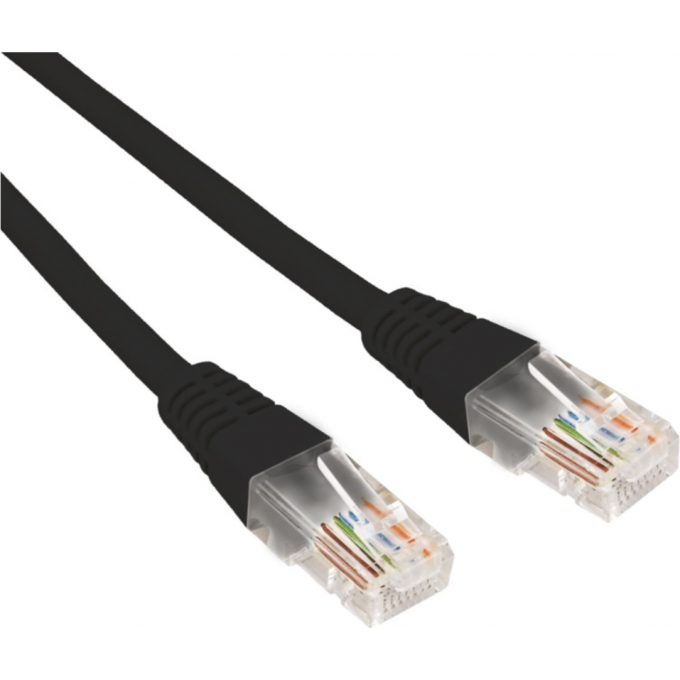 Патч-корд REXANT U/UTP категория 6, RJ45-RJ45, неэкранированный, 26AWG, LSZH, черный, 5 м 02-0292-5 Патч-корд REXANT U/UTP категория 6, RJ45-RJ45, неэкранированный, 26AWG, LSZH, черный, 5 м 02-0292-5