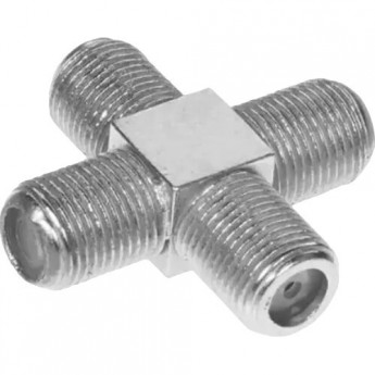 Переходник-соединитель REXANT гнездо Fx4 (F- крест)