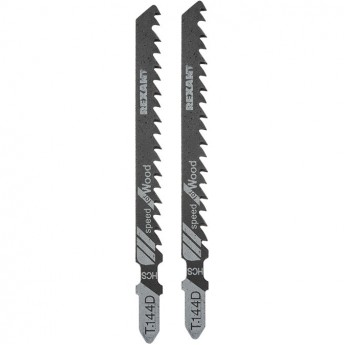 Пилка для электролобзика REXANT T144D 100 мм 6 з/д 8-60 мм, 2 шт.