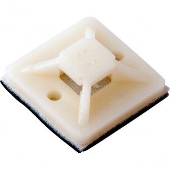 Площадка самоклеящаяся REXANT 25х25 мм, белая, упаковка 10 шт.