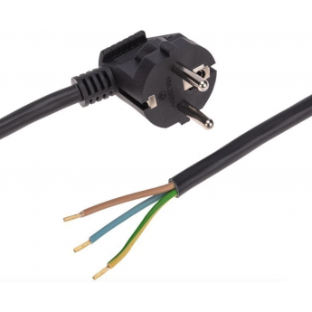 Шнур электрический REXANT с вилкой ПВС 3х1,5 мм2 3м, черный Шнур электрический REXANT с вилкой ПВС 3х1,5 мм2 3м, черный
