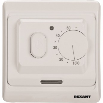 Терморегулятор механический REXANT с датчиком температуры пола и воздуха (3680 Вт)