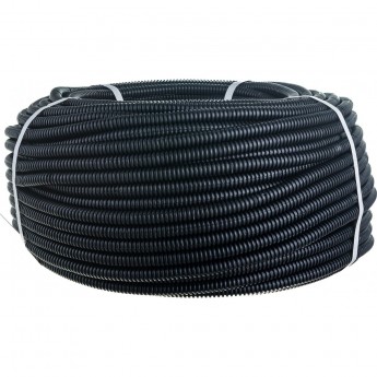 Труба гофрированная из ПНД REXANT с зондом, черная, Ø16 мм (бухта 100 м/уп) Труба гофрированная из ПНД REXANT с зондом, черная, Ø16 мм (бухта 100 м/уп)