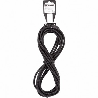 Труба гофрированная REXANT 4.6 мм автомобильная разрезная, 5 м Труба гофрированная REXANT 4.6 мм автомобильная разрезная, 5 м